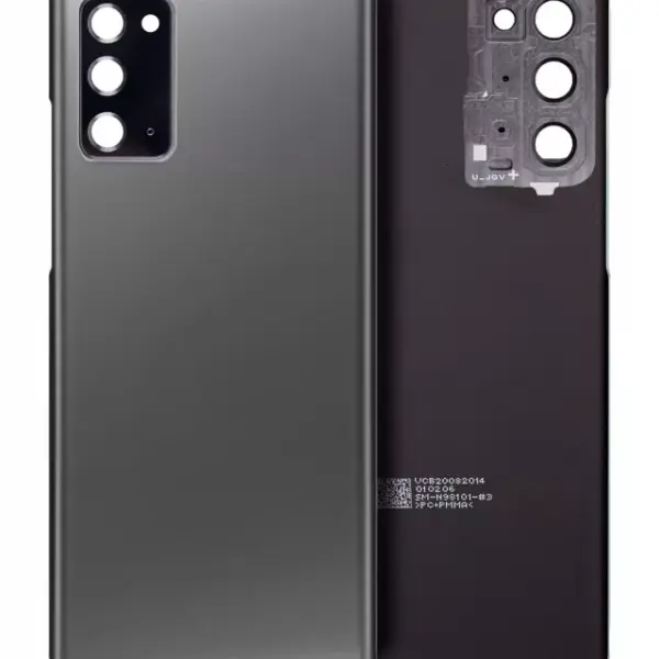 Capac Spate Sticla Samsung Galaxy Note 20 AMPlus (No Logo) (Mystic Gray)
