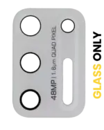 Lentila Camera Spate (Glass Only) Cu Adeziv Telefon Motorola Moto G Stylus 6.8 (XT2115 / 2021) (Aurora White)
