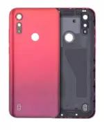Capac Spate Sticla Motorola Moto E6s (Sunrise Red)