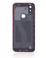 Capac Spate Sticla Motorola Moto E6s (Sunrise Red) - imagine 4