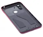 Capac Spate Sticla Motorola Moto E6s (Sunrise Red) - imagine 5