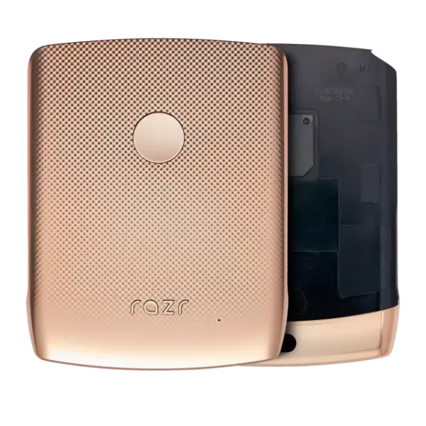 Capac Spate Sticla Motorola Razr (Blush Gold)