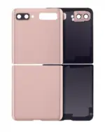 Geam capac spate superior / inferior cu lentila camera Samsung Galaxy Z Flip 4G (F700) / Z Flip 5G (F707) AMPlus (Mystic Bronze)
