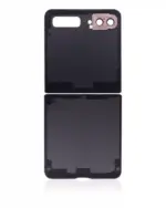 Geam capac spate superior / inferior cu lentila camera Samsung Galaxy Z Flip 4G (F700) / Z Flip 5G (F707) AMPlus (Mystic Bronze) - imagine 4
