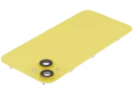 Capac Spate Sticla iPhone 14 Aftermarket (No Logo) (Yellow) - imagine 5