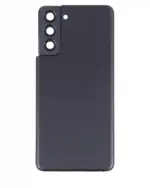 Capac Spate Sticla Samsung Galaxy Galaxy S21 5G AMPlus (Fara Logo) (Phantom Gray) - imagine 4