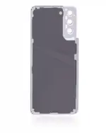Capac Spate Sticla Samsung Galaxy S21 Plus AMPlus (No Logo) (Phantom Pink) - imagine 3