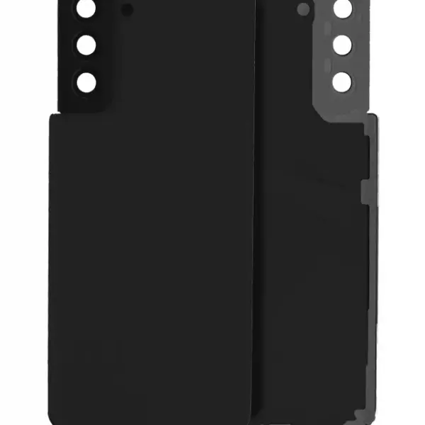 Capac Spate Sticla Samsung Galaxy S21 Plus Service Pack Original (Phantom Black)