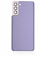 Capac Spate Sticla Samsung Galaxy S21 Plus AMPlus (No Logo) (Phantom Violet) - imagine 3