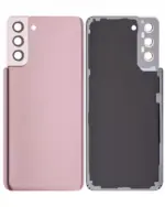 Capac Spate Sticla Samsung Galaxy S21 Plus AMPlus (No Logo) (Phantom Gold) - imagine 2