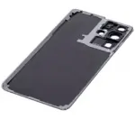 Capac Spate Sticla Samsung Galaxy S21 Ultra AMPlus (No Logo) (Phantom Brown) - imagine 5
