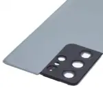 Capac Spate Sticla Samsung Galaxy S21 Ultra AMPlus (No Logo) (Phantom Titanium) - imagine 7