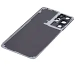 Capac Spate Sticla Samsung Galaxy S21 Ultra AMPlus (No Logo) (Phantom Titanium) - imagine 8