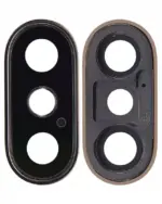 Lentila Camera Spate Cu Suport Si Rama iPhone XS / XS Max AMPlus (Gold) (10 Pack) - imagine 2