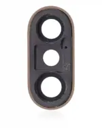 Lentila Camera Spate Cu Suport Si Rama iPhone XS / XS Max AMPlus (Gold) (10 Pack) - imagine 3