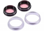 Lentila Camera Spate Cu Suport Si Rama iPhone 14 / 14 Plus (2 Piece Set) AMPlus (Purple) - imagine 3