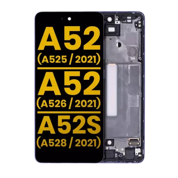 Display telefon Samsung Galaxy A52 4G, A52 5G, A52S 5G Refurbished (Violet)