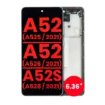 Display telefon Samsung Galaxy Galaxy A52 4G, A52 5G, A52S 5G AMPlus (White)