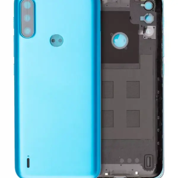 Capac Spate Sticla Motorola Moto E7 Power (Tahiti Blue)