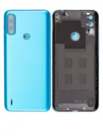 Capac Spate Sticla Motorola Moto E7 Power (Tahiti Blue) - imagine 2