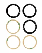 Lentila Camera Spate (Glass Only) Cu Adeziv Telefon Samsung Galaxy S21 Ultra 5G (5 Piece Set) - imagine 6