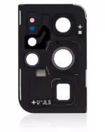 Lentila Camera Spate Cu Inel Rama Si Capac De Protectie Telefon Samsung Galaxy S21 Ultra 5G (Phantom Black) - imagine 3