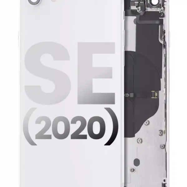 Carcasa Spate Telefon iPhone SE (2020) Pull B (White)