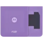 Capac Spate Sticla Motorola Moto Razr / Razr 40 Service Pack Original (Grape Compote)