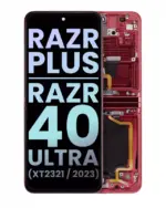 Ansamblu Display Interior Motorola Moto Razr Plus 2023 / Razr 40 Ultra (XT2321 / 2023) Original (Viva Magenta)