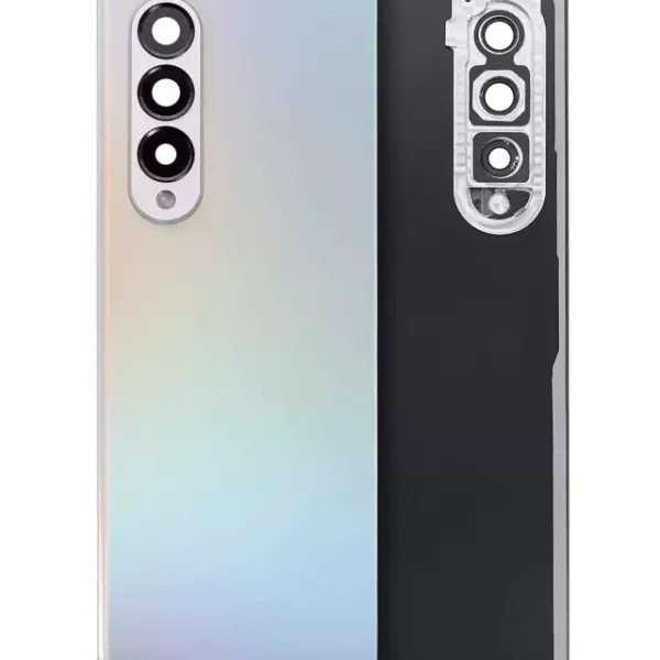 Capac Spate Sticla Samsung Galaxy Z Fold 3 Service Pack Original (Phantom Silver)