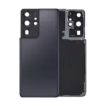 Capac Spate Sticla Samsung Galaxy S21 Ultra Service Pack Original (Phantom Titanium)