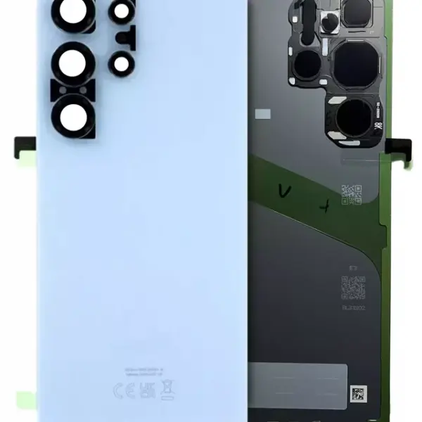 Capac Spate Sticla Samsung Galaxy S24 Ultra 5G Service Pack Original (Titanium Blue)