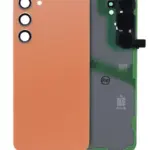 Capac Spate Sticla Samsung Galaxy S24 Plus 5G Service Pack Original (Sandstone Orange)