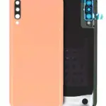 Capac Spate Sticla Samsung Galaxy A50 Service Pack Original (Orange)