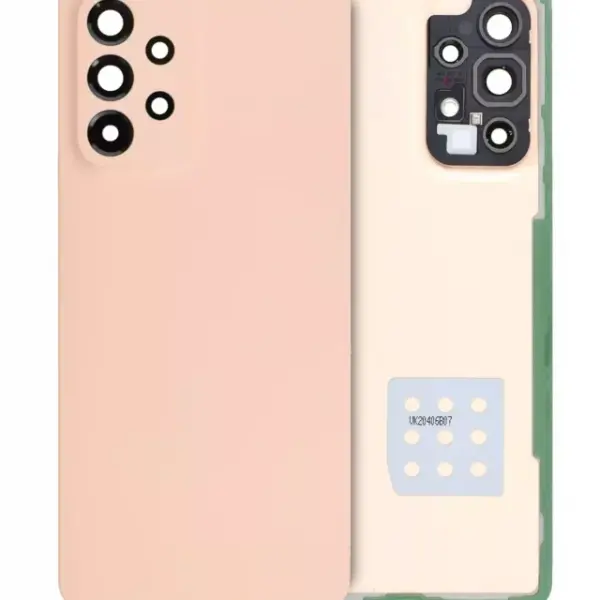 Capac Spate Sticla Samsung Galaxy A53 5G Service Pack Original (Peach)
