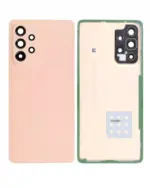 Capac Spate Sticla Samsung Galaxy A53 5G Service Pack Original (Peach) - imagine 4