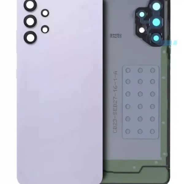 Capac Sticla Spate Cu Lentila Camera Samsung Galaxy A32 4G (A325 / 2021) Service Pack (Awesome Violet)