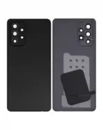 Capac Spate A52s Sticla / Lentile (Service Pack) (Awesome Black) - imagine 3