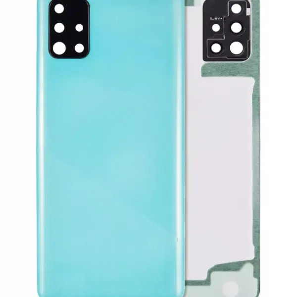 Capac Spate Sticla Samsung Galaxy A51 5G Service Pack Original (Blue)