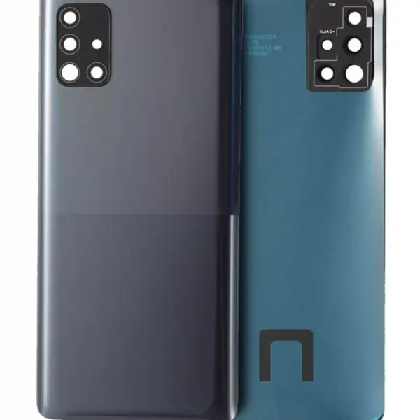 Capac Spate Sticla Samsung Galaxy A51 5G Service Pack Original (Black)