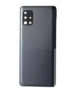 Capac Spate Sticla Samsung Galaxy A51 5G Service Pack Original (Black) - imagine 3