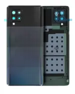 Capac Sticla Spate Cu Lentila Camera Samsung Galaxy A42 5G (A426 / 2020) Service Pack (Prism Dot Black)