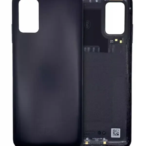 Capac Spate Sticla Samsung Galaxy A03s Service Pack Original (Black)
