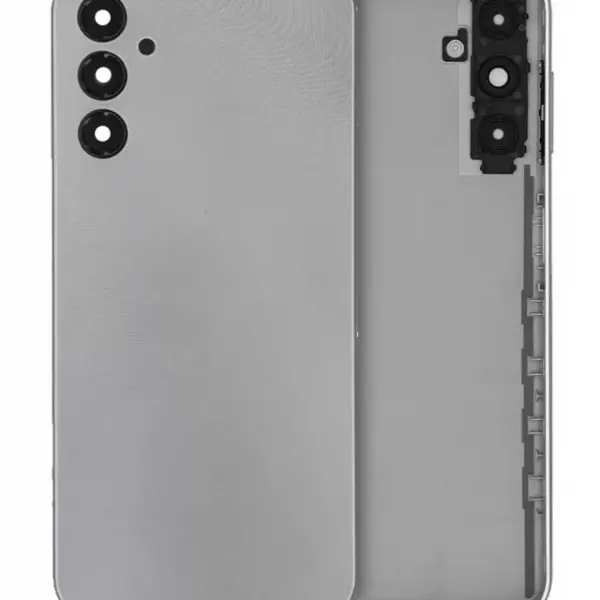 Capac Sticla Spate Cu Lentila Camera Samsung Galaxy A14 4G (A145 / 2023) Service Pack (Silver)