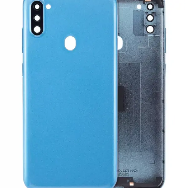 Capac Spate Sticla Samsung Galaxy A11 AMPlus (Blue)