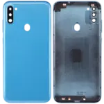 Capac Spate Sticla Samsung Galaxy A11 AMPlus (Blue) - imagine 2