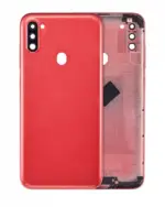 Capac Spate Sticla Samsung Galaxy A11 AMPlus (Red)