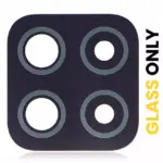 Geam Camera Spate Cu Adeziv Samsung Galaxy A22 4G (A225 / 2021) (10 Pack) (Black)
