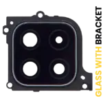 Lentila Camera Spate Cu Bracket Telefon Samsung Galaxy A22 5G (A226 / 2021) (Black)