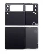 Capac Sticla Spate Cu Lentila Camera Samsung Galaxy Z Flip 3 5G AMPlus (Phantom Black)
